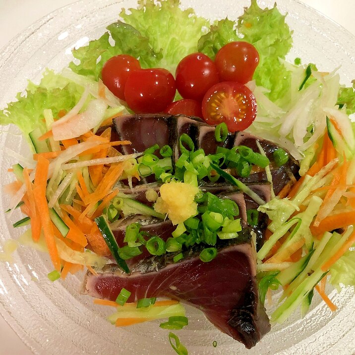カツオのたたきサラダ☆簡単